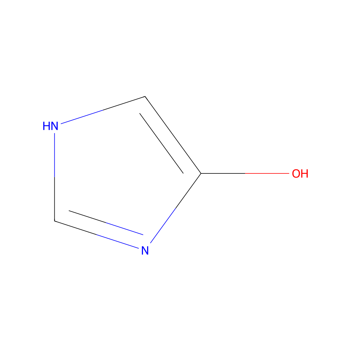 1H-imidazol-4-ol molecular structure, CAS 71713-86-5