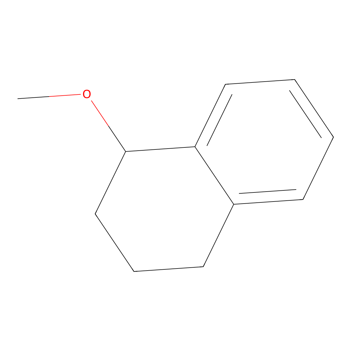 Naphthalene, 1,2,3,4-tetrahydromethoxy- molecular structure, CAS 71735-16-5