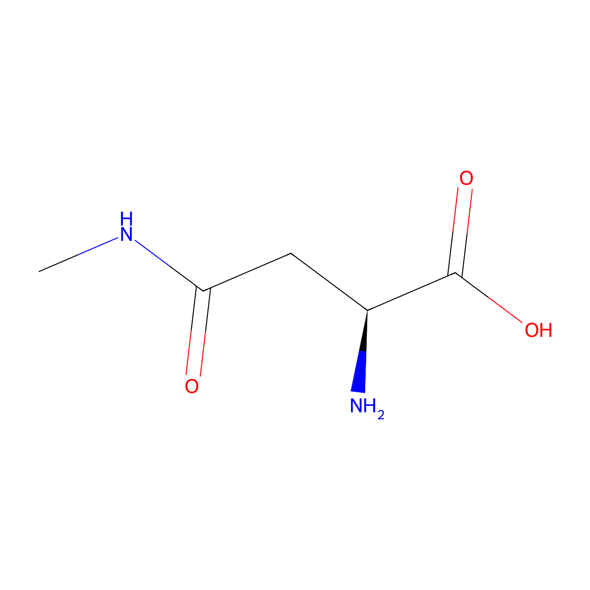 N-Methyl-L-asparagine molecular structure, CAS 7175-34-0