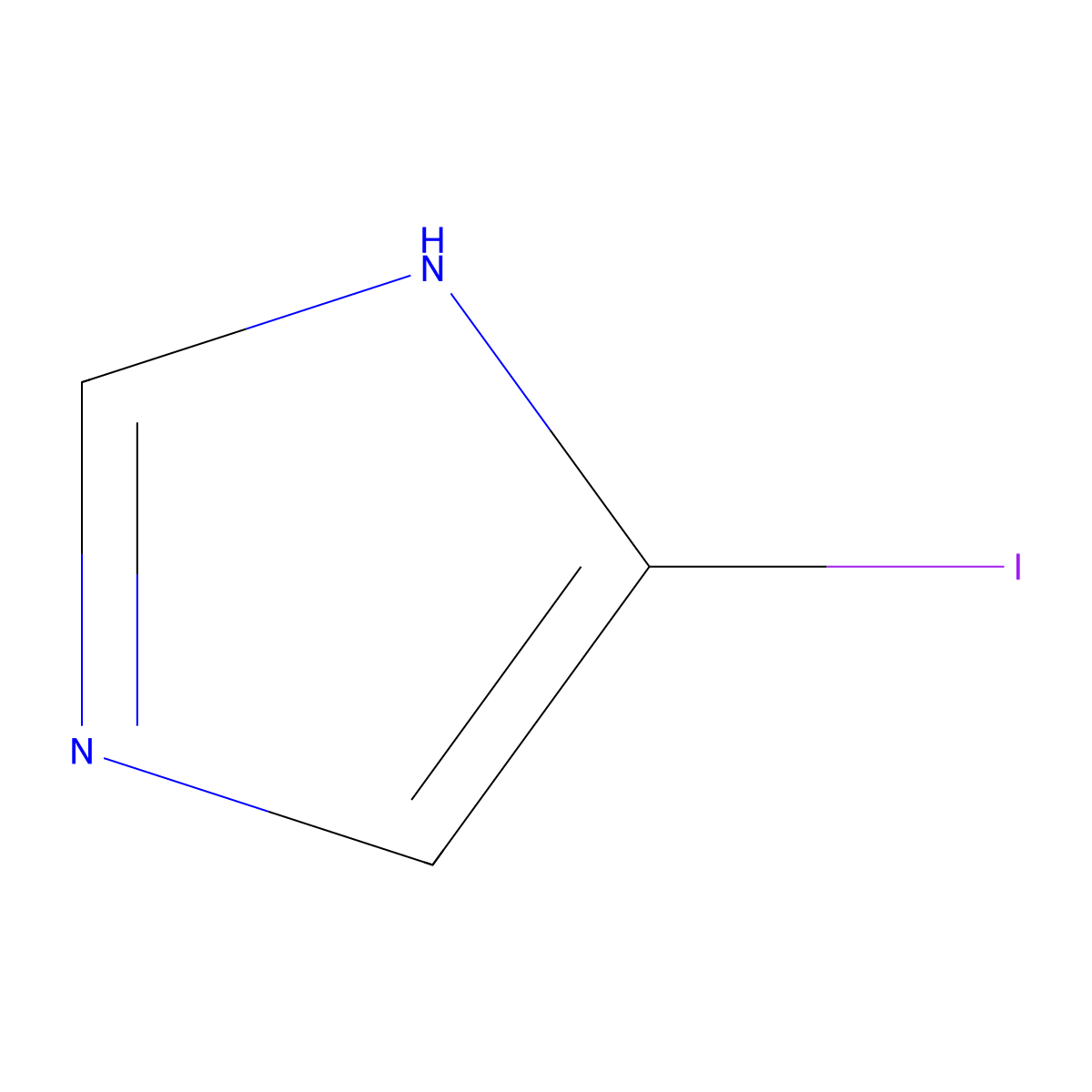 4-iodo-1H-imidazole molecular structure, CAS 71759-89-2