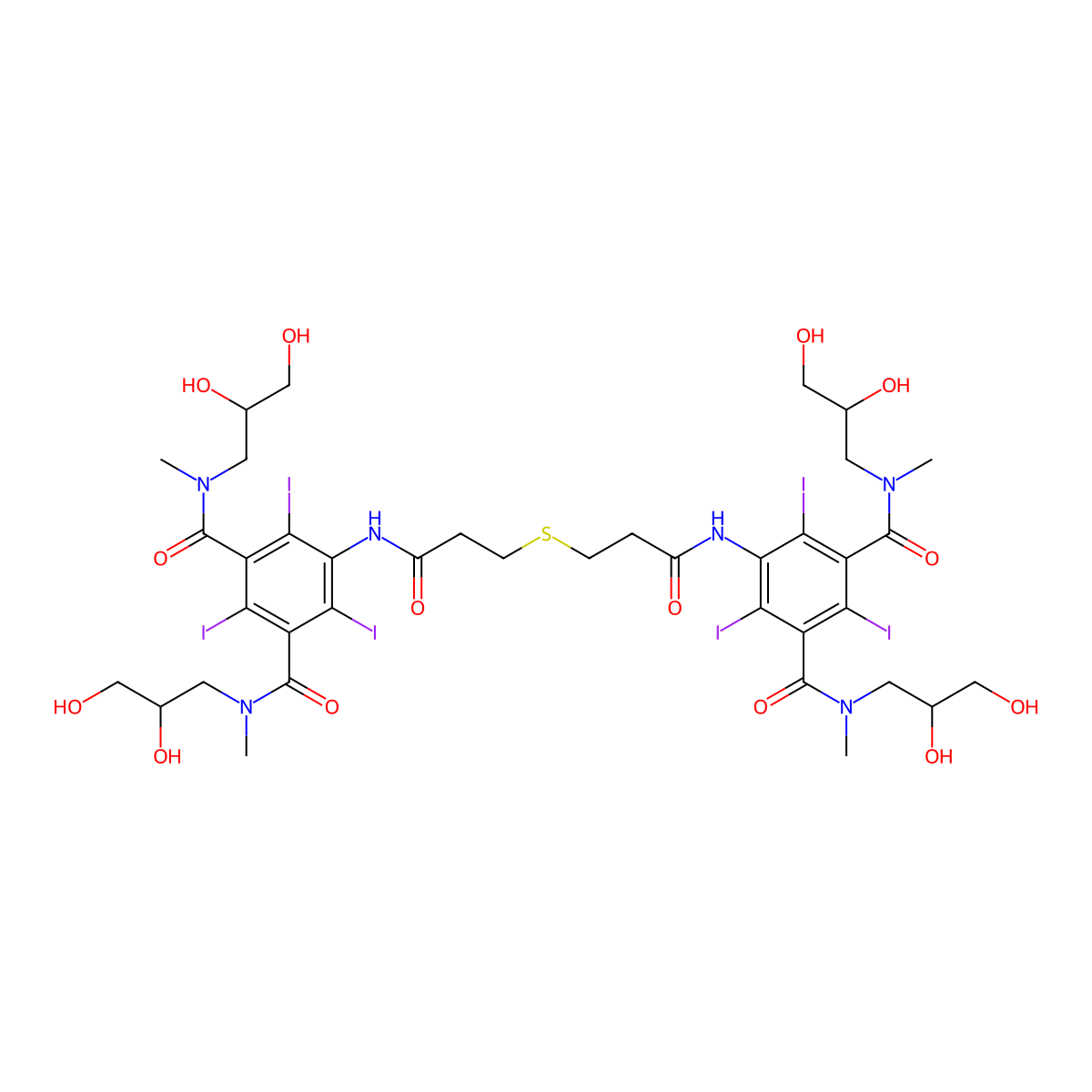 Iotasul molecular structure, CAS 71767-13-0