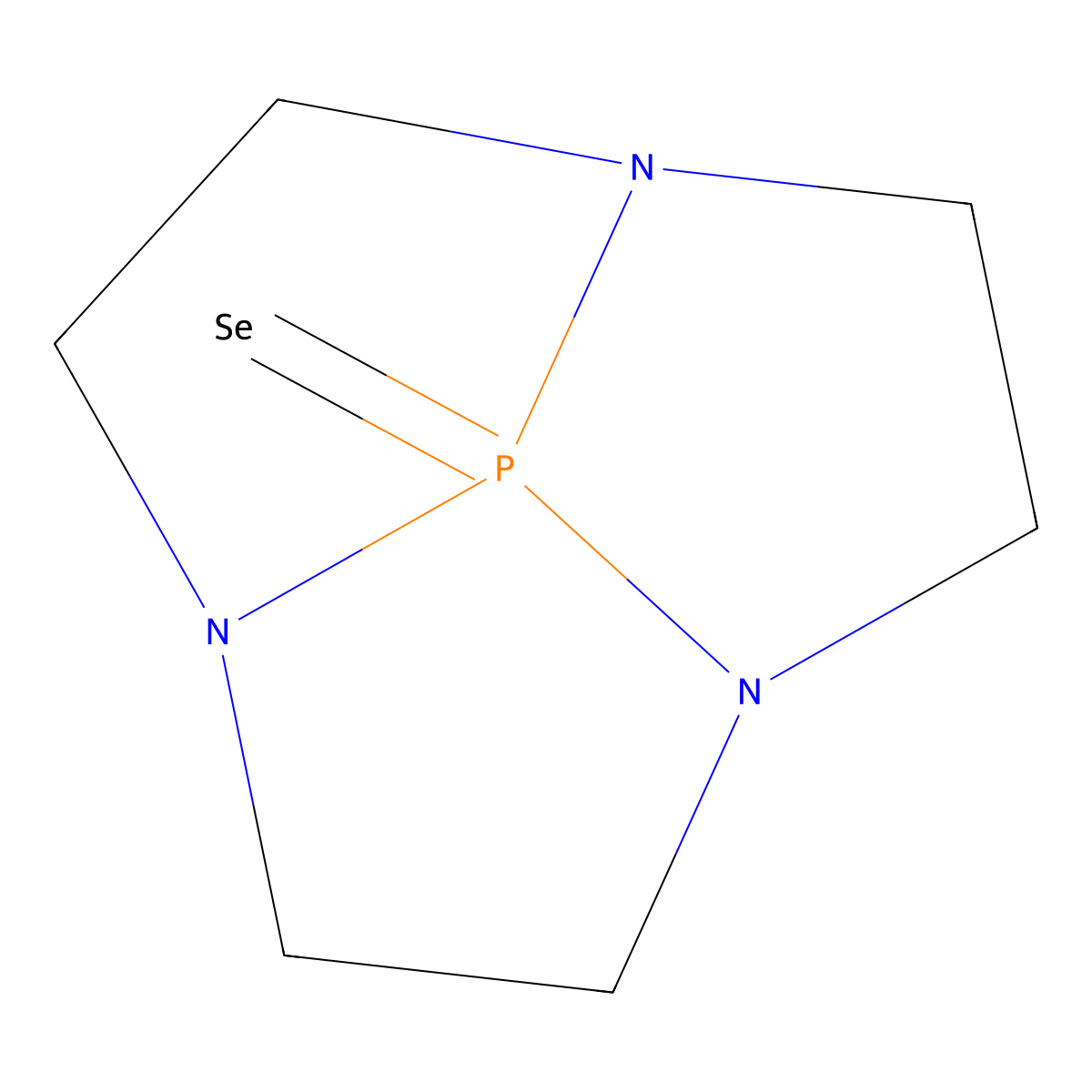 1,4,7-Triaza-10-phosphahexahydrotriquinacene-P-selenide molecular structure, CAS 71771-39-6