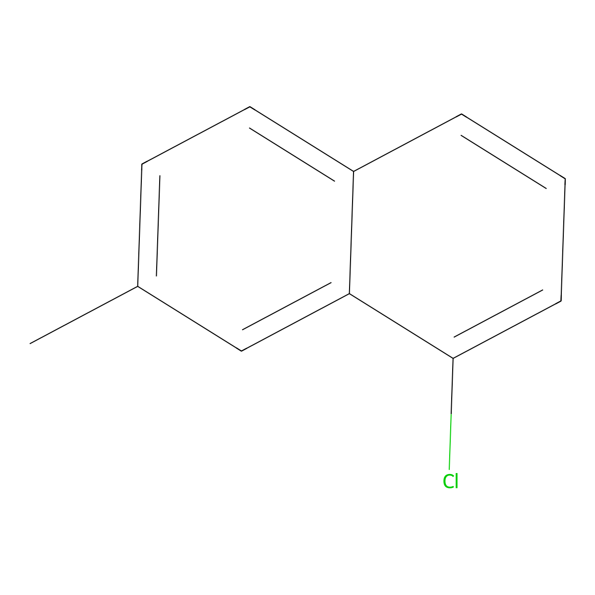 1-Chloro-7-methylnaphthalene molecular structure, CAS 71778-30-8