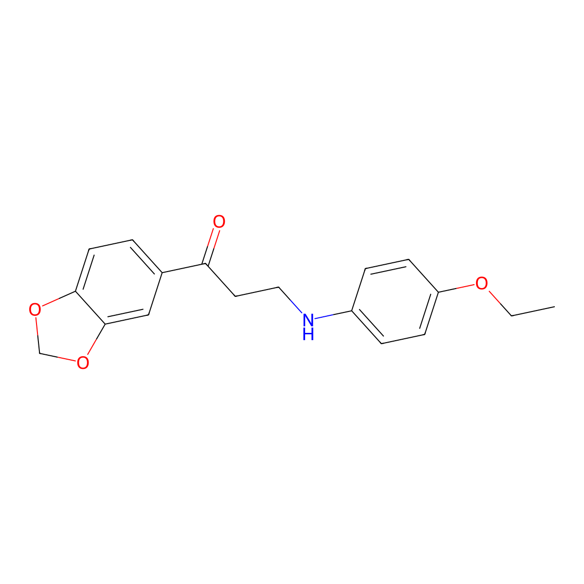 1-(1,3-Benzodioxol-5-yl)-3-(4-ethoxyanilino)-1-propanone molecular structure, CAS 717827-75-3