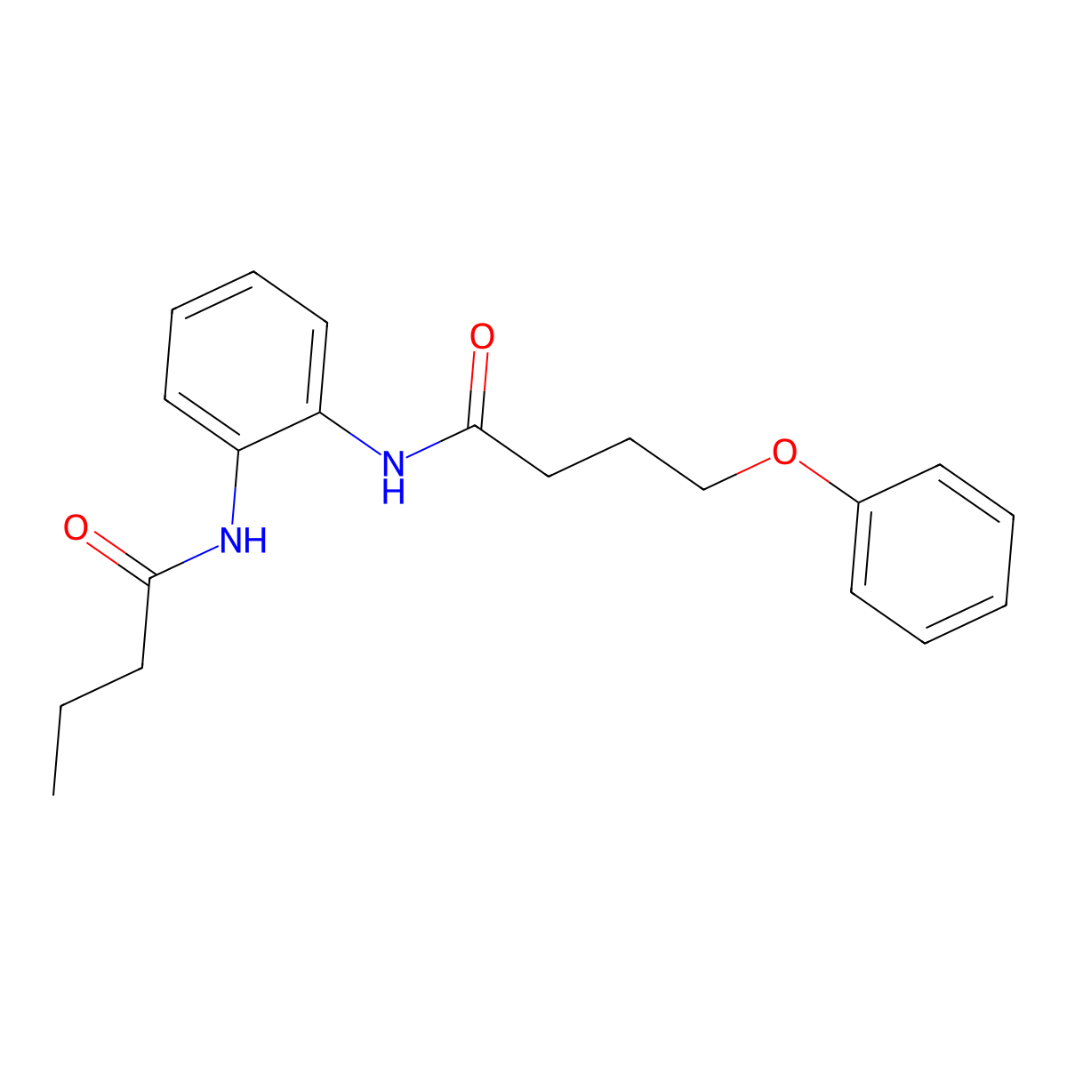 N-[2-(butanoylamino)phenyl]-4-phenoxybutanamide molecular structure, CAS 717829-66-8
