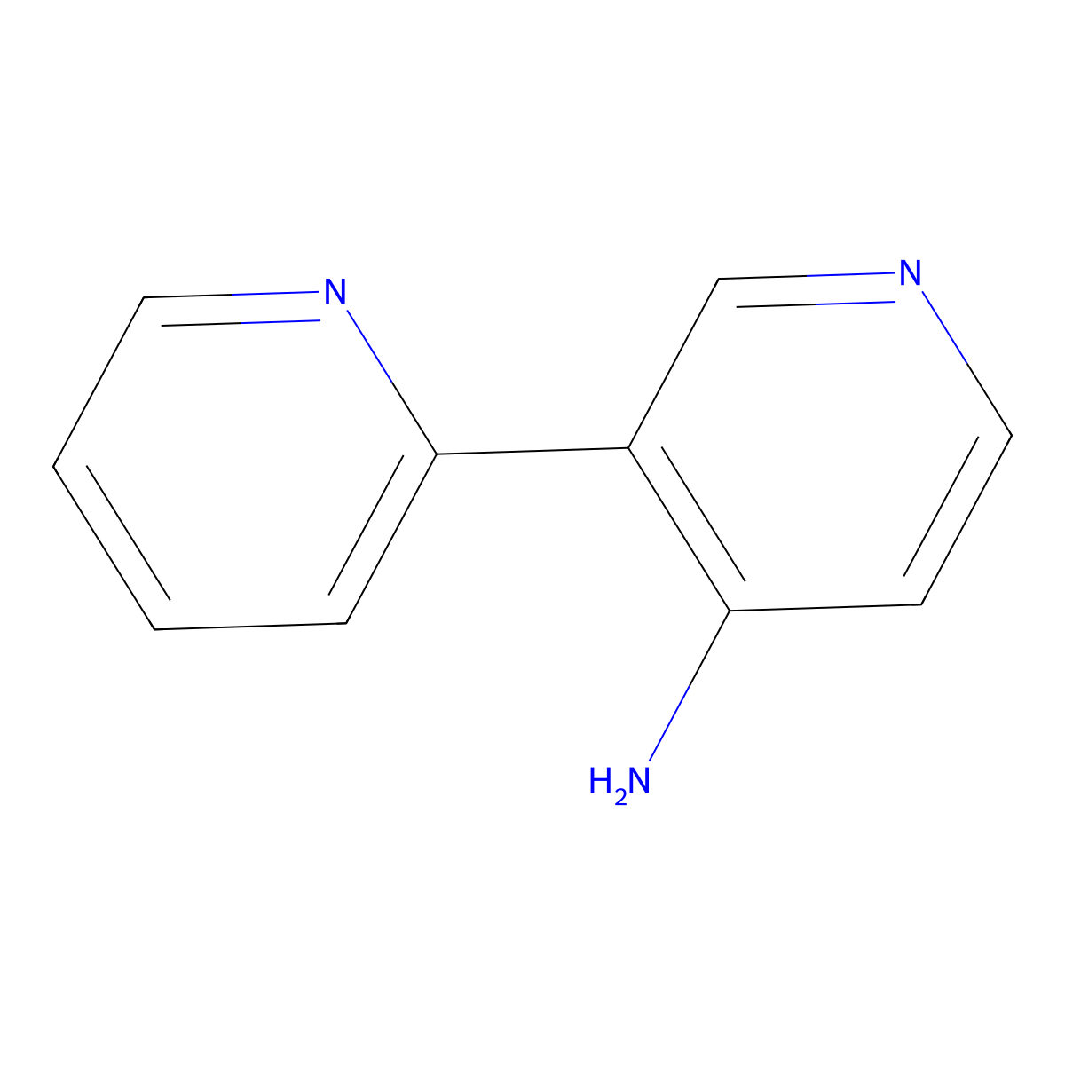 4-Amino-3,2'-bipyridine molecular structure, CAS 71783-61-4