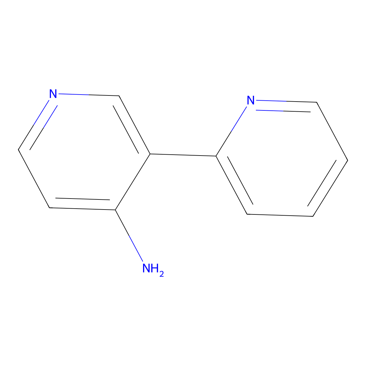 4-Amino-3,2'-bipyridine molecular structure, CAS 71783-61-4