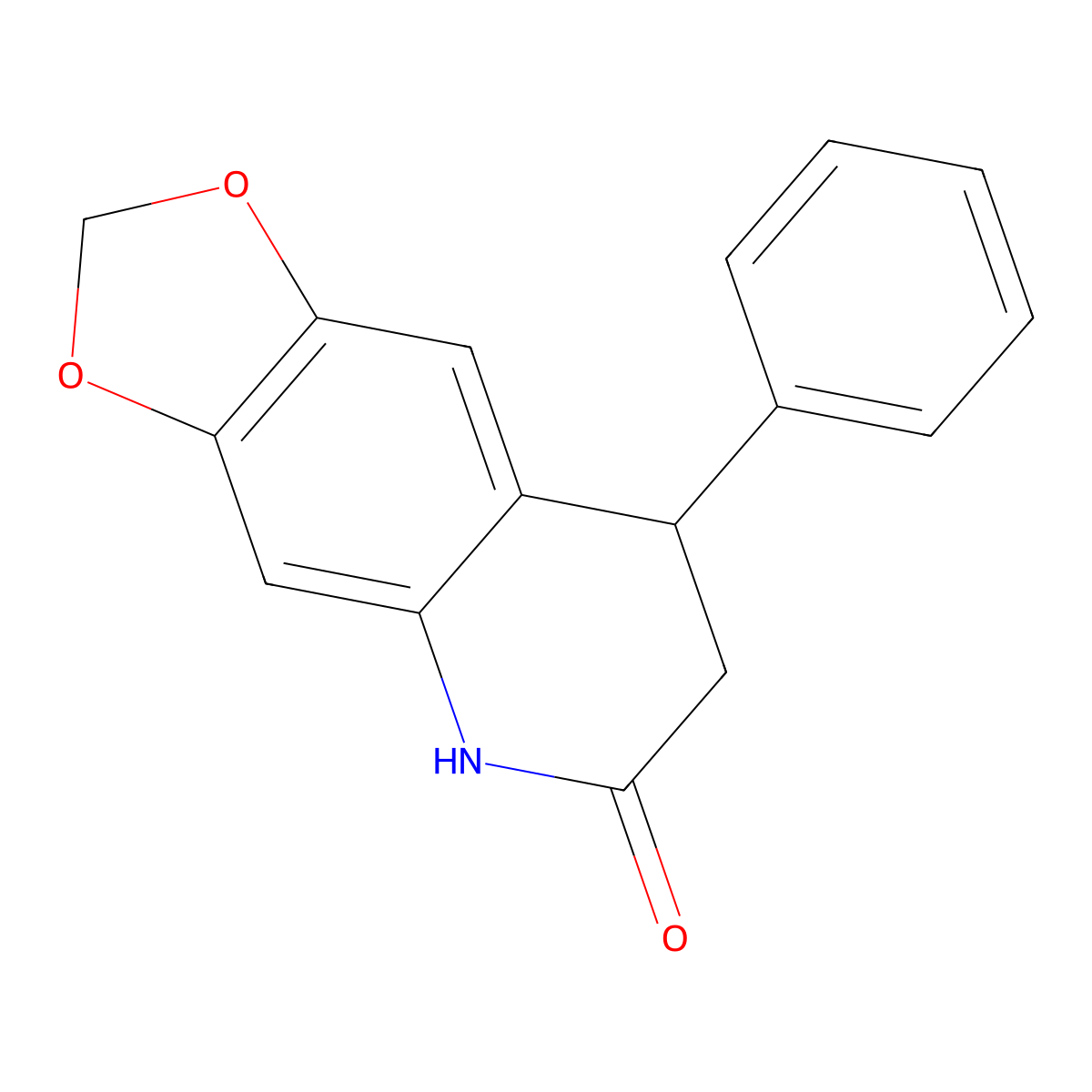 8-phenyl-7,8-dihydro[1,3]dioxolo[4,5-g]quinolin-6(5H)-one molecular structure, CAS 717831-55-5