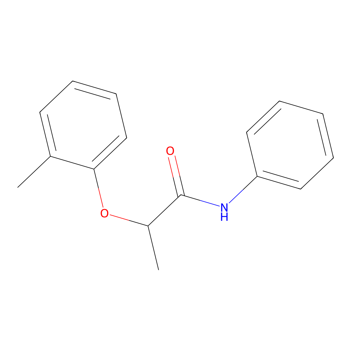 2-(2-methylphenoxy)-N-phenylpropanamide molecular structure, CAS 717834-87-2