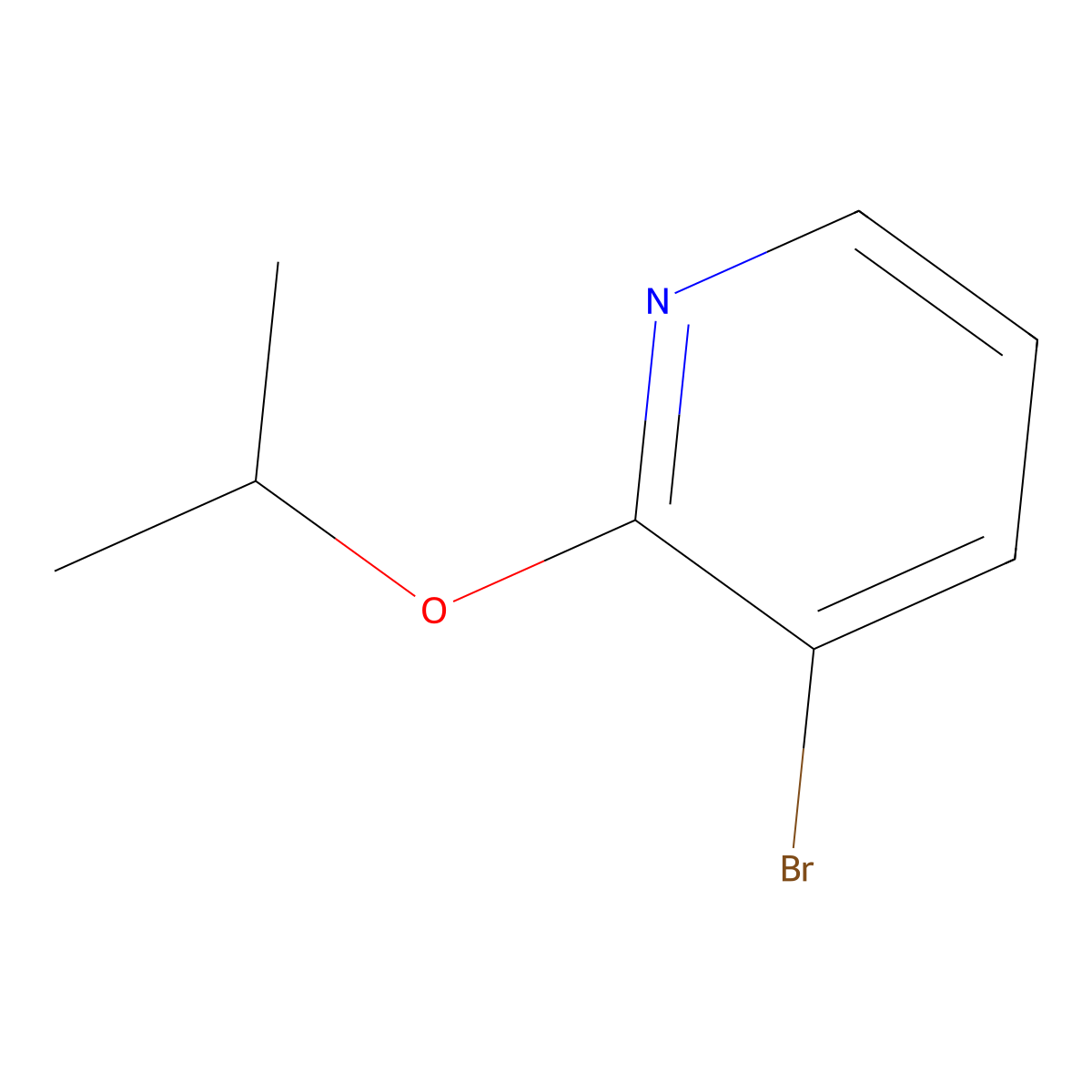 3-Bromo-2-isopropoxypyridine molecular structure, CAS 717843-55-5