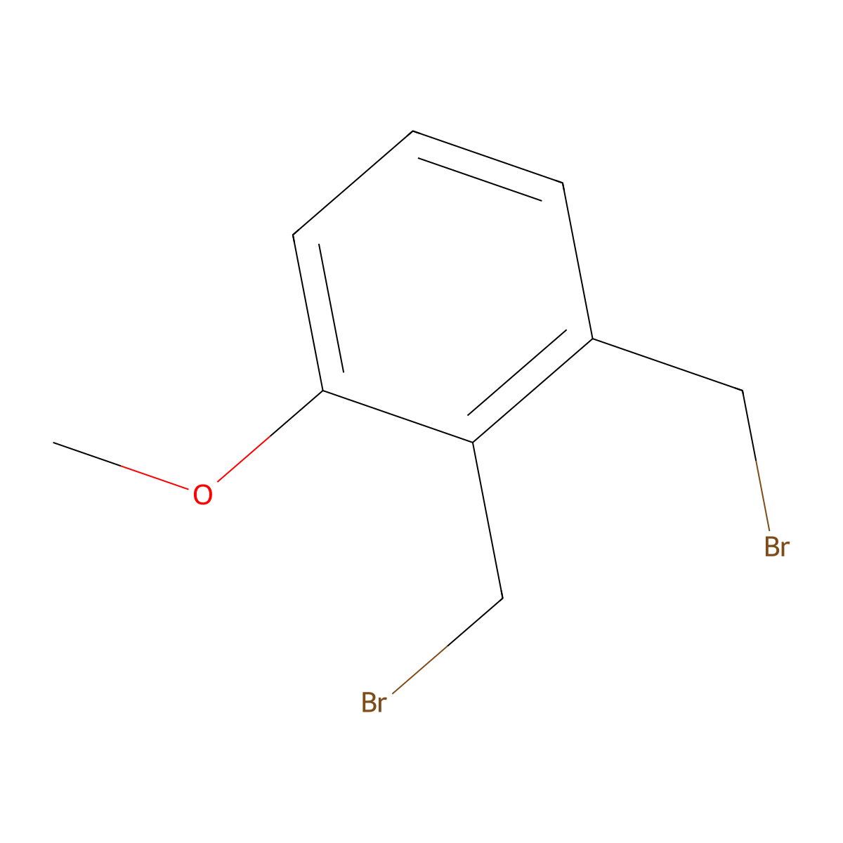 1,2-Bis(bromomethyl)-3-methoxybenzene molecular structure, CAS 71785-96-1
