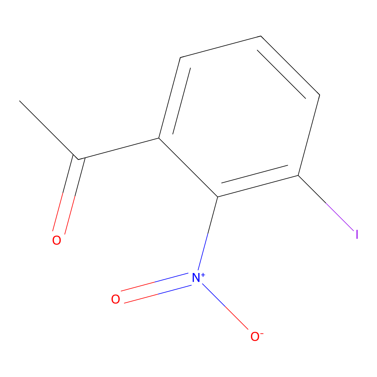 1-(3-Iodo-2-nitrophenyl)ethanone molecular structure, CAS 717915-92-9