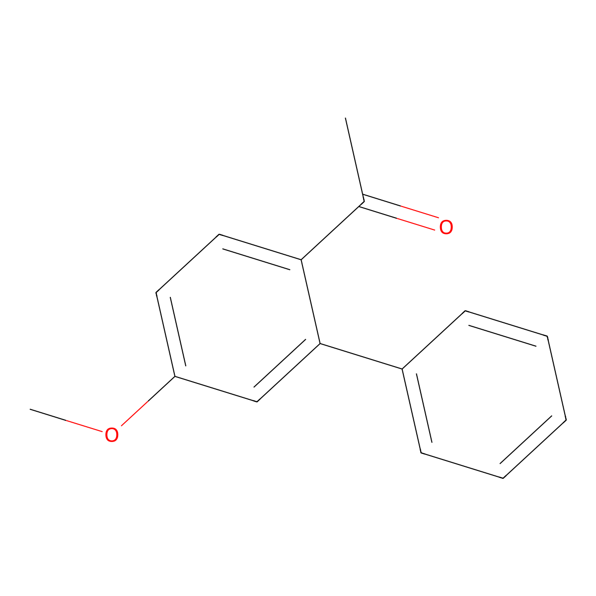 1-(5-Methoxy[1,1'-biphenyl]-2-yl)ethanone molecular structure, CAS 717917-37-8