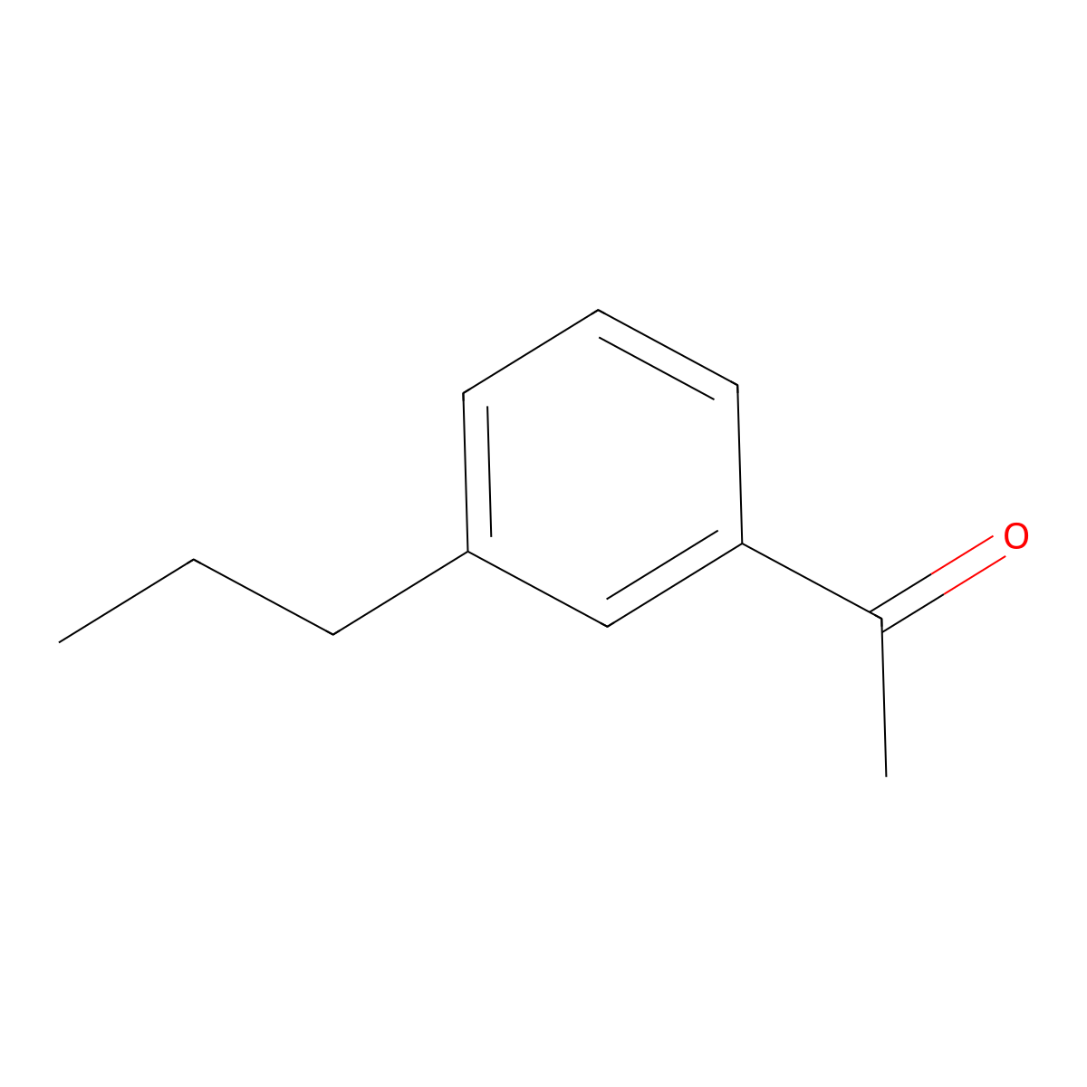 1-(3-Propylphenyl)ethan-1-one molecular structure, CAS 717918-70-2