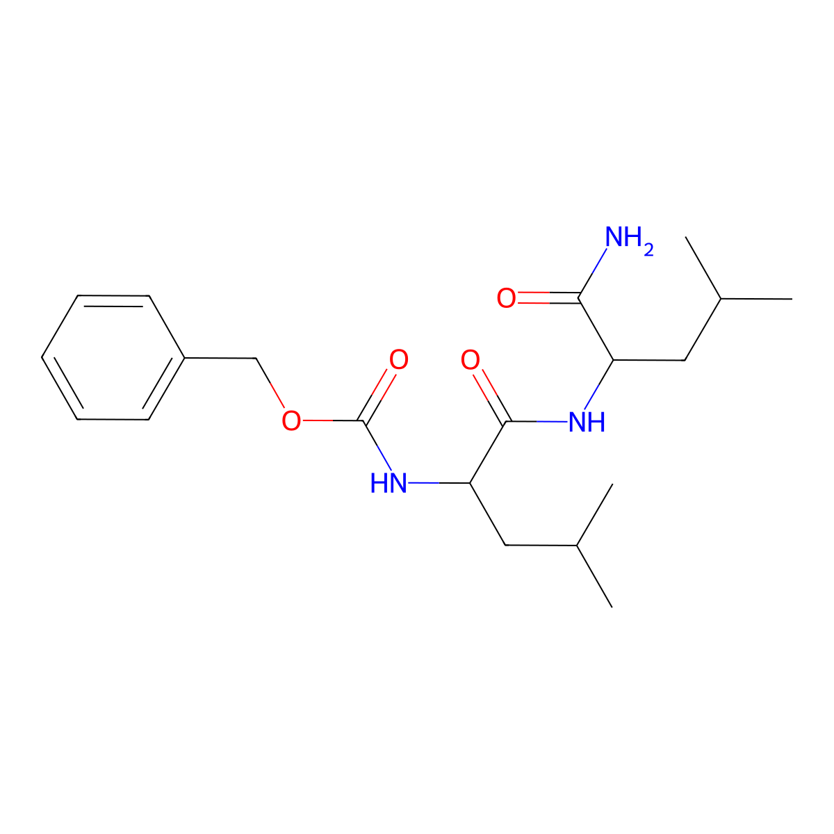 n-[(Benzyloxy)carbonyl]leucylleucinamide molecular structure, CAS 71800-39-0