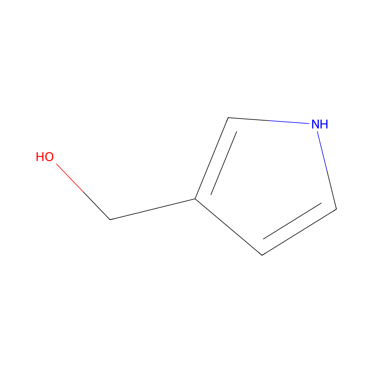 (1H-Pyrrol-3-yl)methanol molecular structure, CAS 71803-59-3