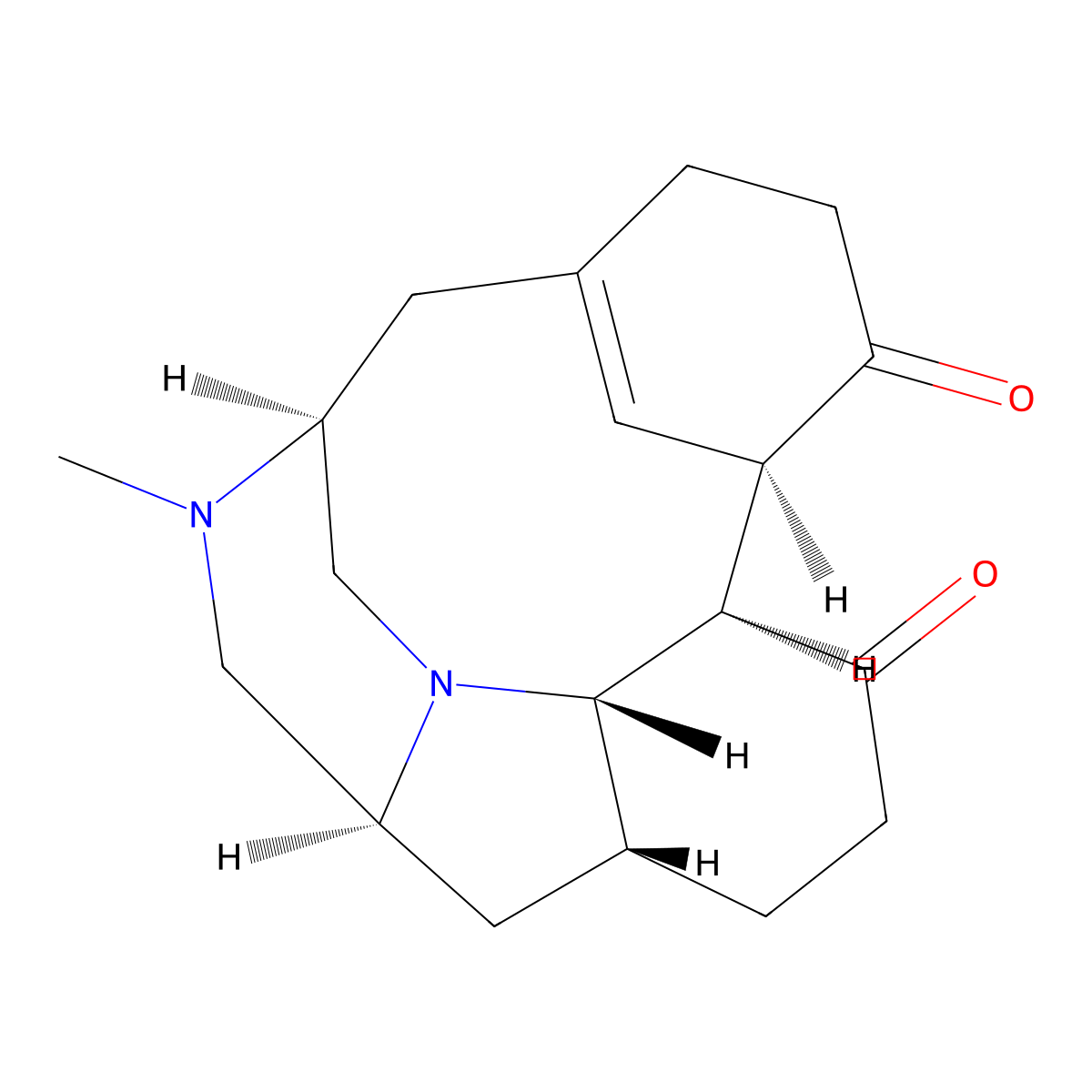Herqueline molecular structure, CAS 71812-08-3