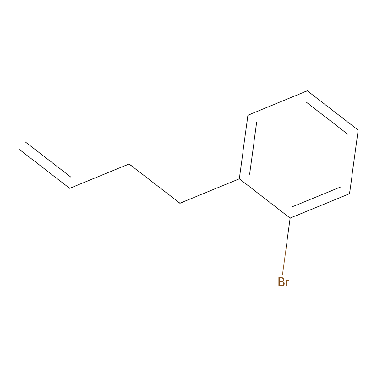 2-(But-3-en-1-yl)bromobenzene molecular structure, CAS 71813-50-8