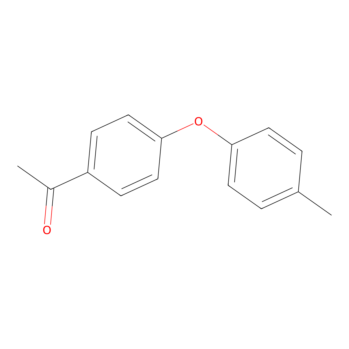 1-(4-(4-Methylphenoxy)phenyl)ethanone molecular structure, CAS 71815-31-1