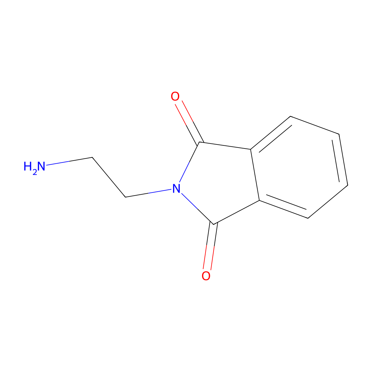 2-(2-Aminoethyl)-1H-isoindole-1,3(2H)-dione molecular structure, CAS 71824-24-3