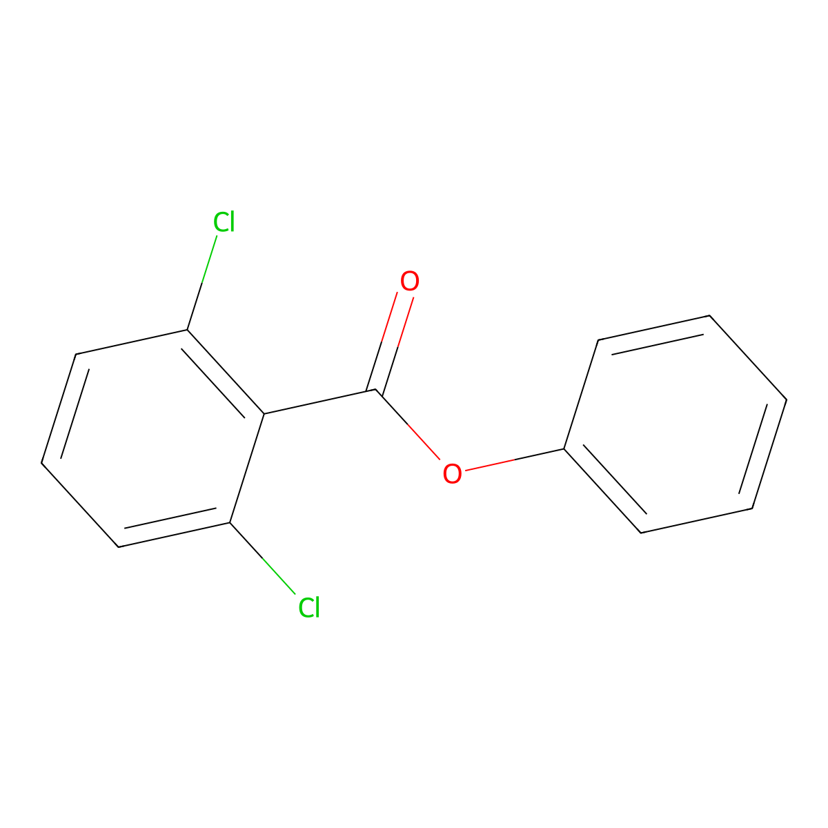Phenyl 2,6-dichlorobenzoate molecular structure, CAS 71849-98-4