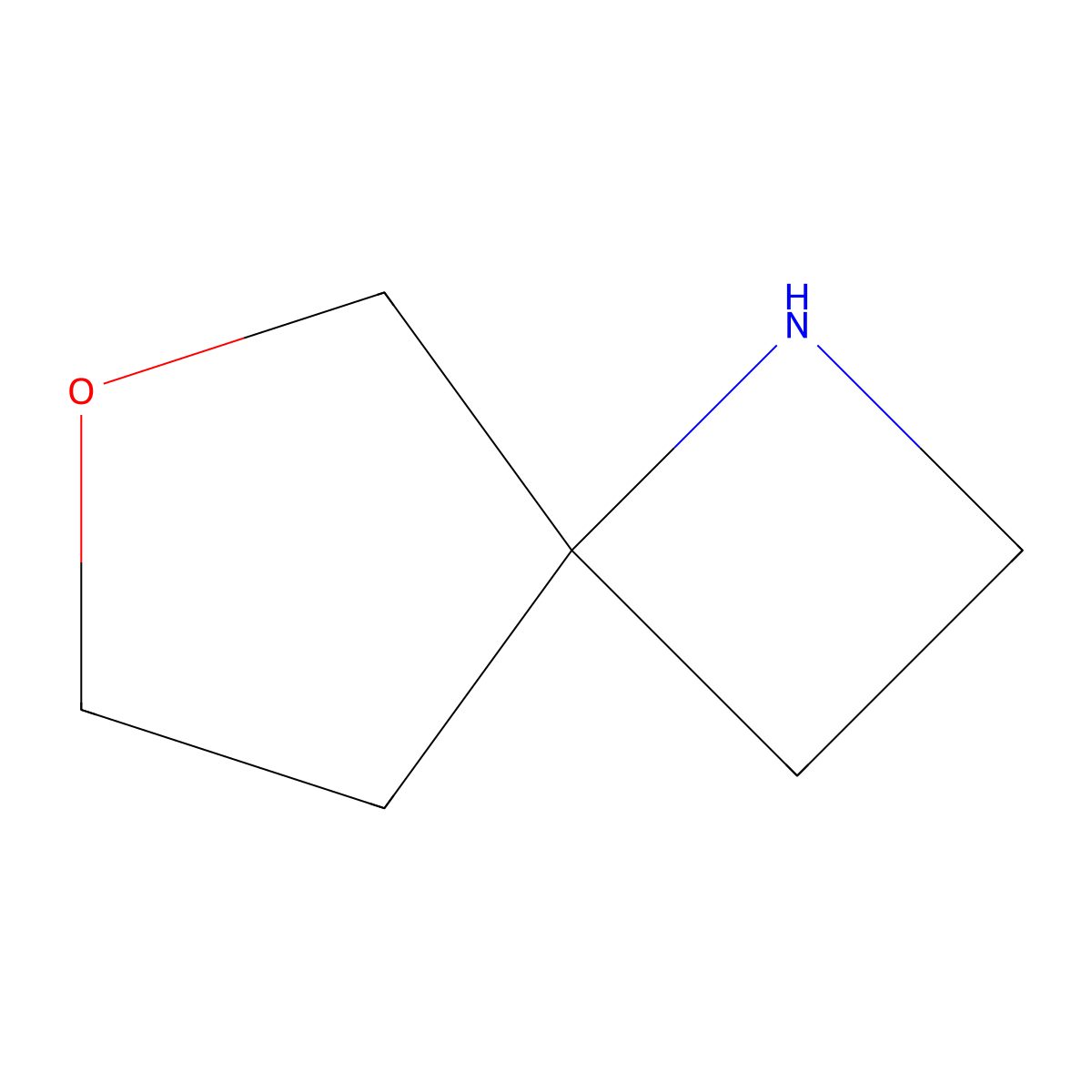 6-Oxa-1-azaspiro[3.4]octane molecular structure, CAS 71850-23-2