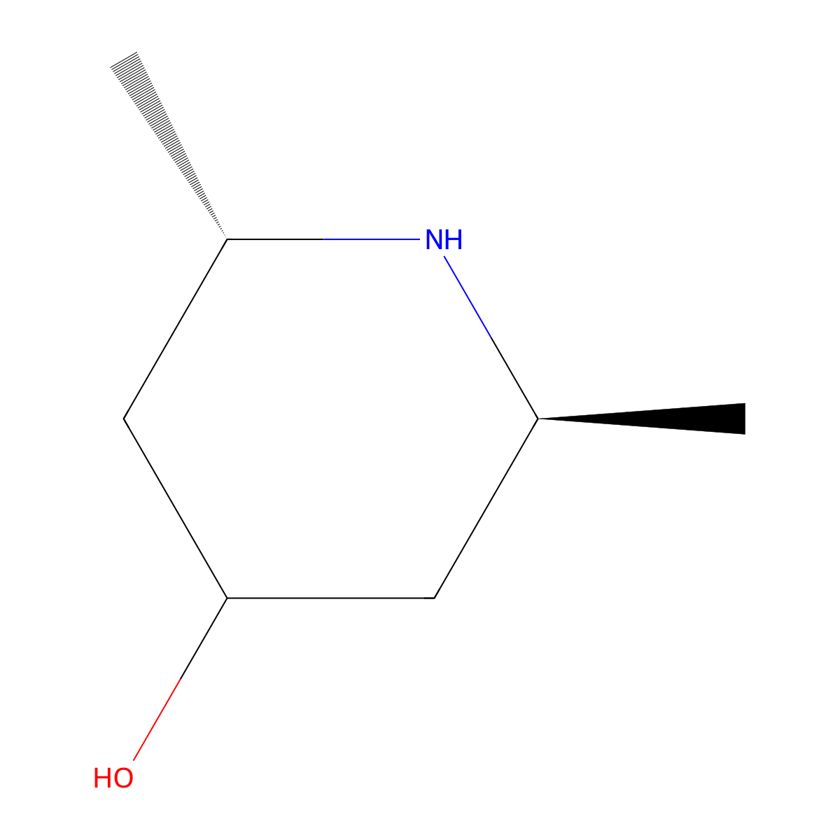Rel-(2S,6S)-2,6-dimethylpiperidin-4-ol molecular structure, CAS 718596-70-4