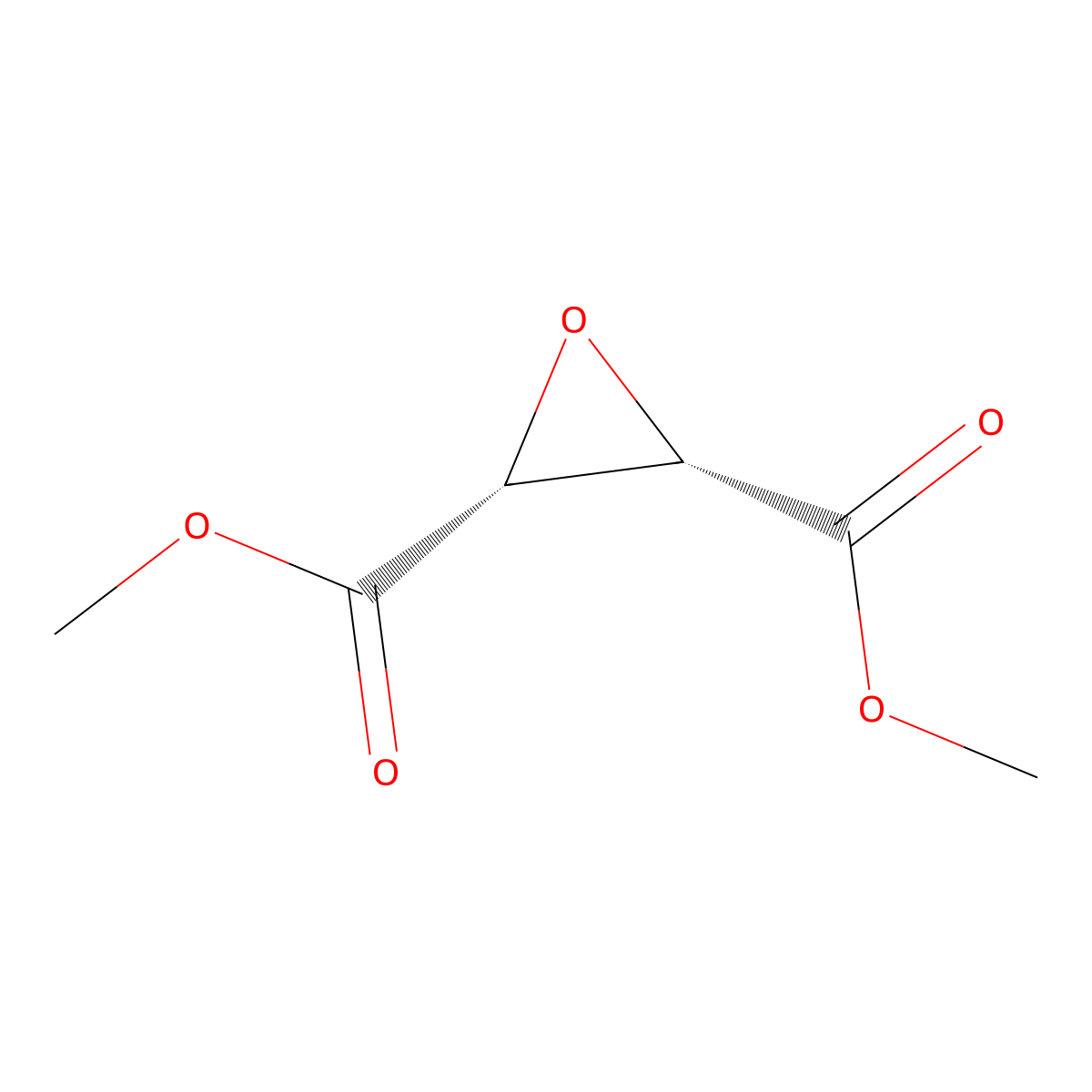 (2R,3S)-Dimethyl oxirane-2,3-dicarboxylate molecular structure, CAS 718617-86-8