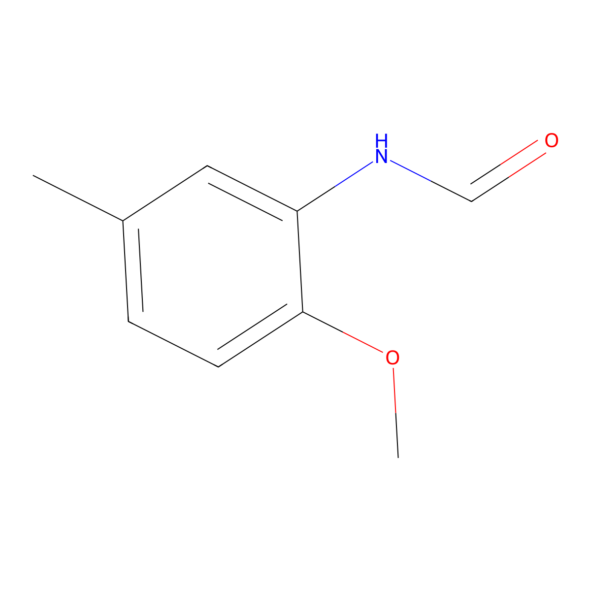 N-(2-Methoxy-5-methylphenyl)formamide molecular structure, CAS 71862-03-8