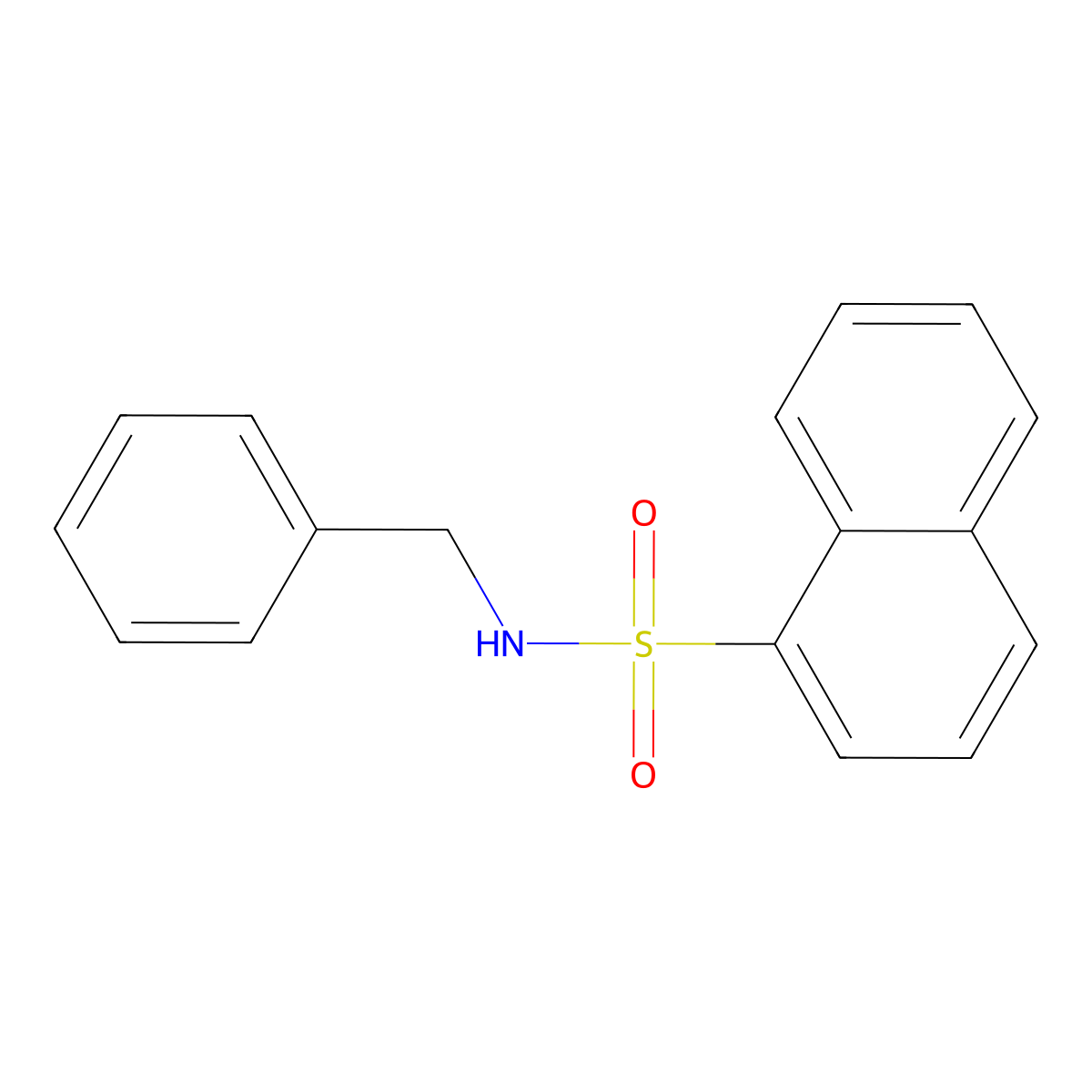 N-benzylnaphthalene-1-sulfonamide molecular structure, CAS 71862-35-6