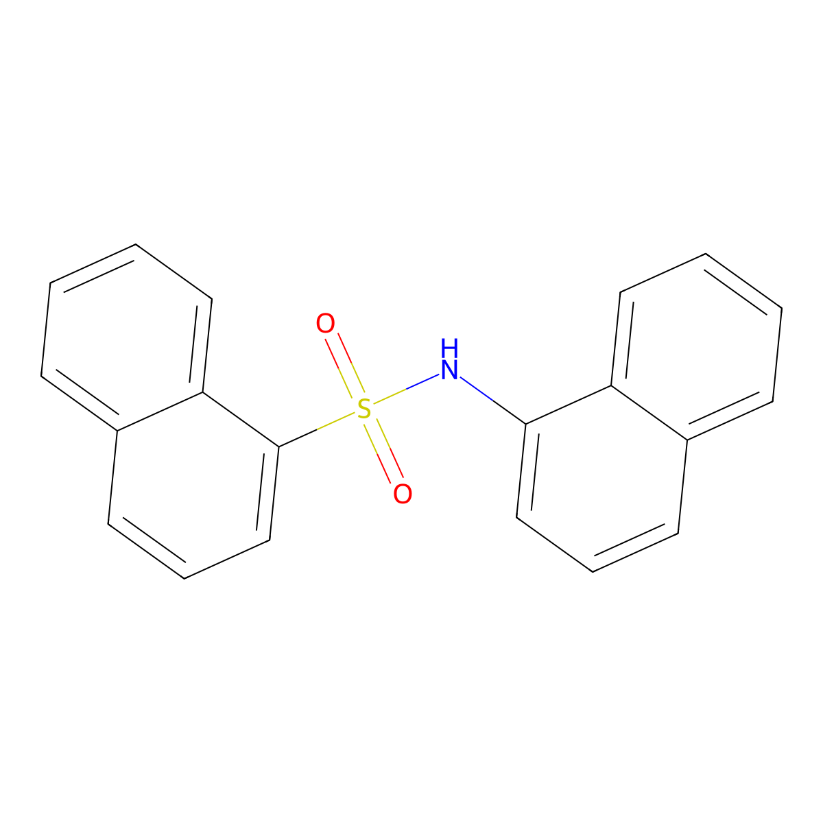 N-(1-naphthyl)-1-naphthalenesulfonamide molecular structure, CAS 71862-36-7