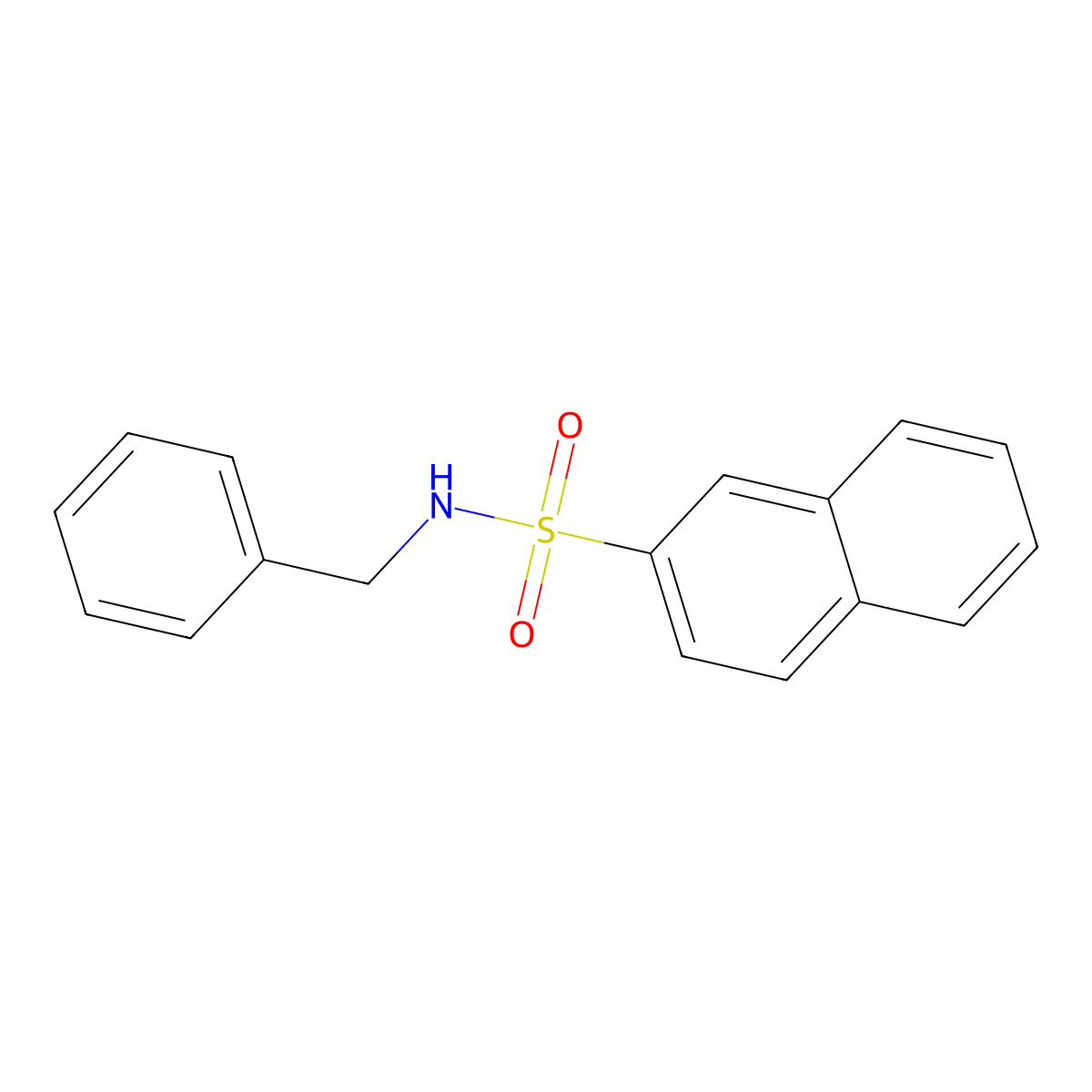 N-benzylnaphthalene-2-sulfonamide molecular structure, CAS 71862-51-6
