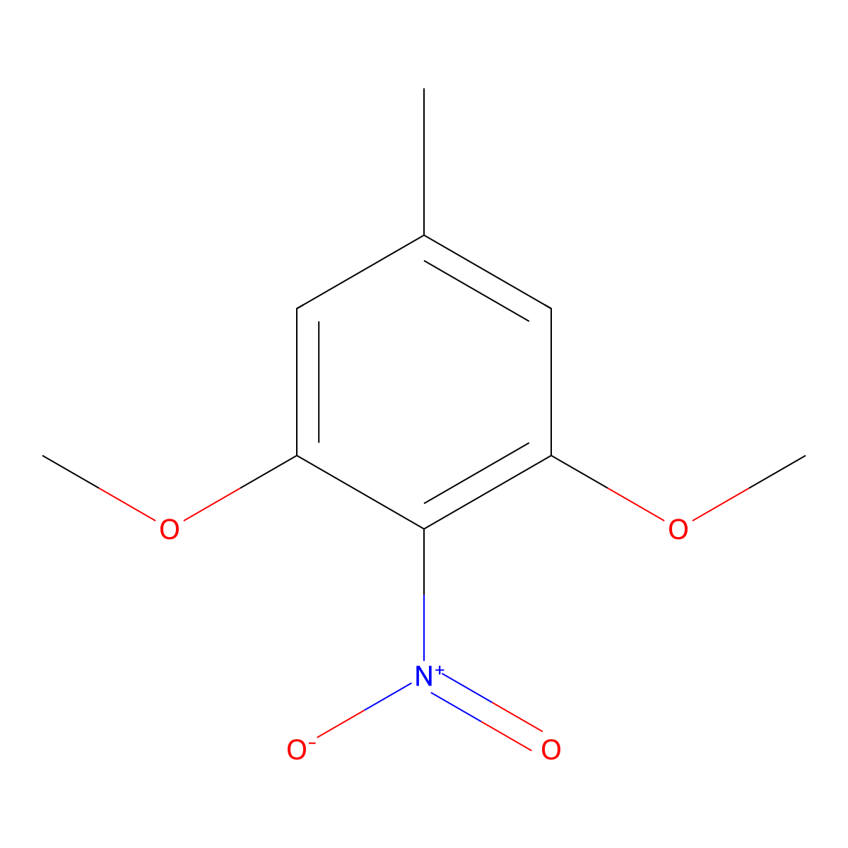 1,3-Dimethoxy-5-methyl-2-nitrobenzene molecular structure, CAS 71867-46-4