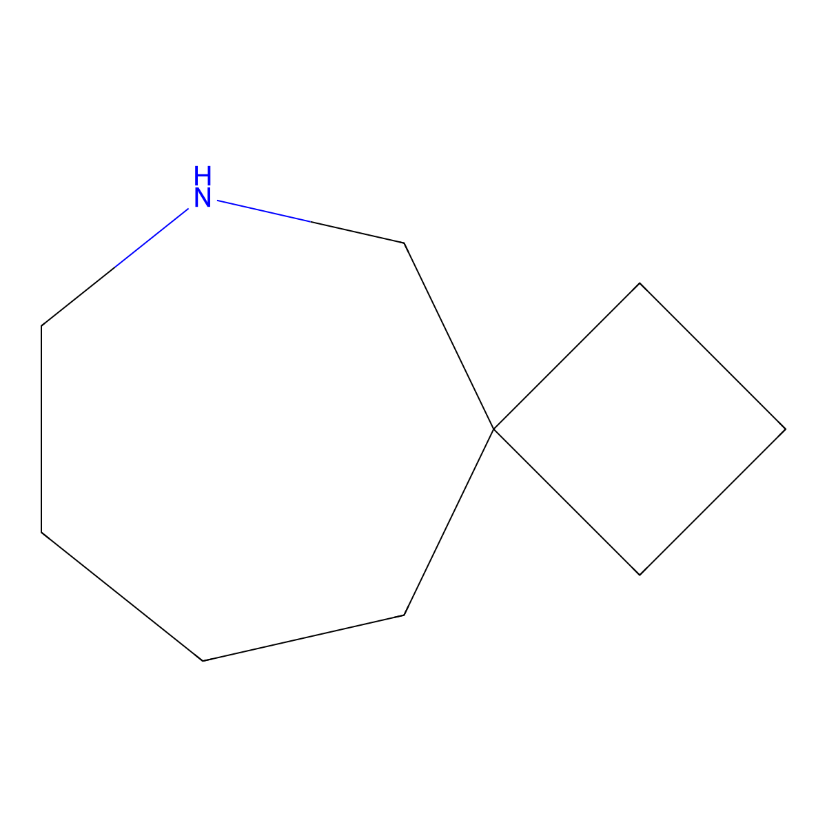 6-Azaspiro[3.6]decane molecular structure, CAS 71888-76-1