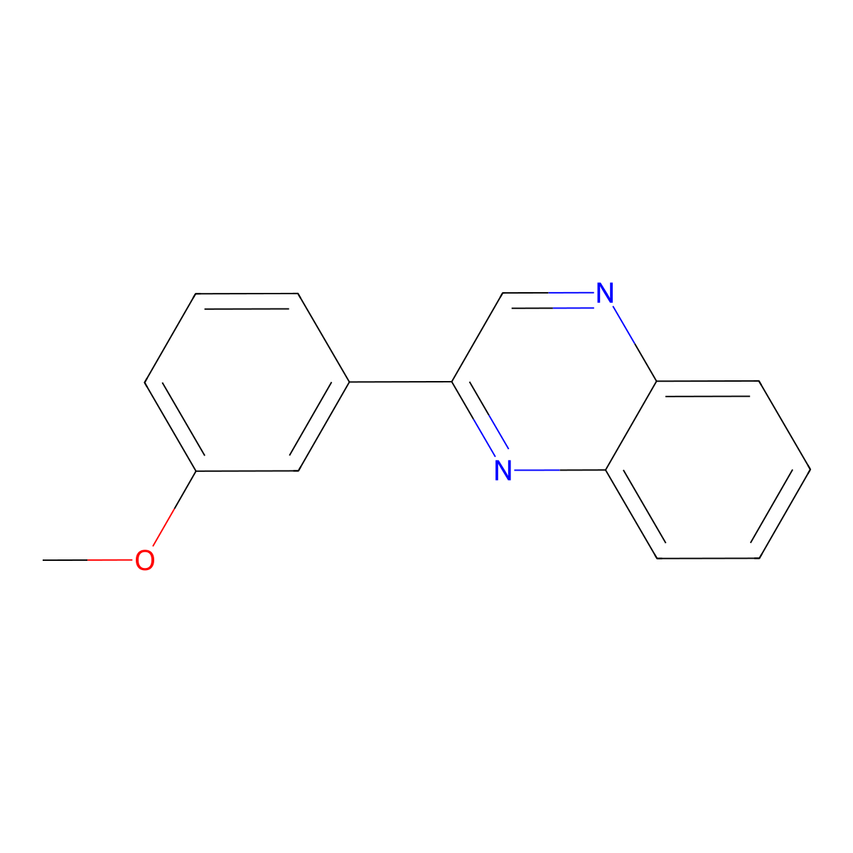 2-(3-Methoxyphenyl)quinoxaline molecular structure, CAS 71897-08-0