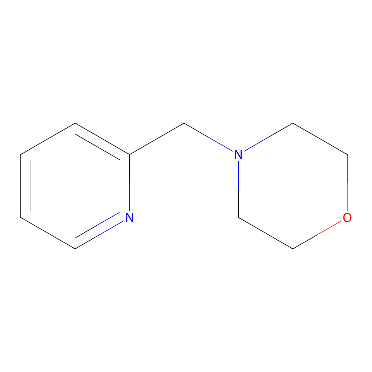 2-(Morpholinomethyl)-pyridine molecular structure, CAS 71897-59-1