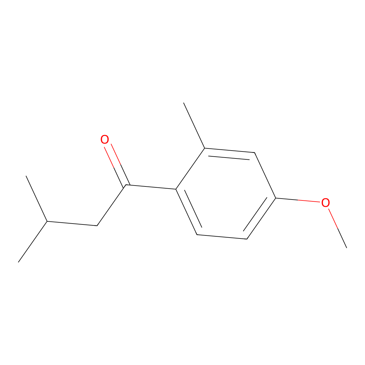2',3-Dimethyl-4'-methoxybutyrophenone molecular structure, CAS 71898-87-8