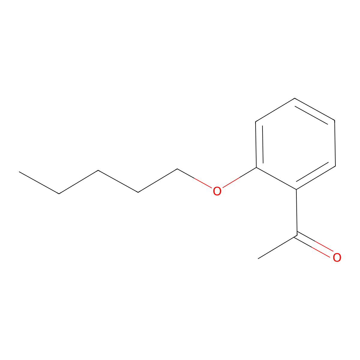 1-(2-(Pentyloxy)phenyl)ethanone molecular structure, CAS 7191-39-1