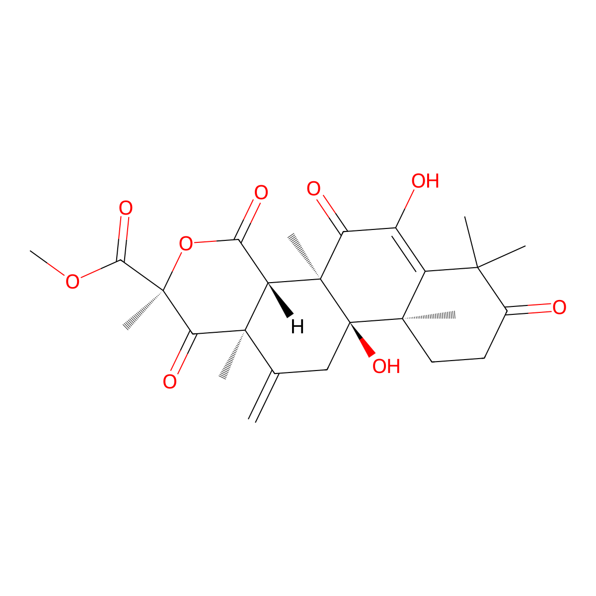 Terretonin(RG) molecular structure, CAS 71911-90-5
