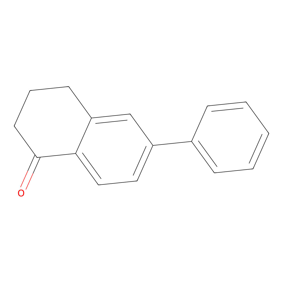 6-phenyl-3,4-dihydronaphthalen-1(2H)-one molecular structure, CAS 71912-46-4