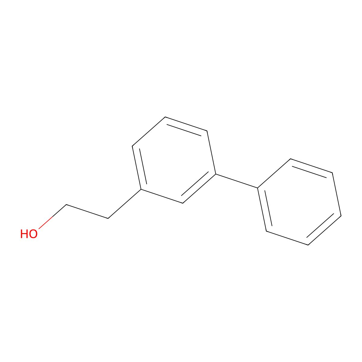 2-[(1,1'-Biphenyl)-3-yl]ethanol molecular structure, CAS 71912-71-5