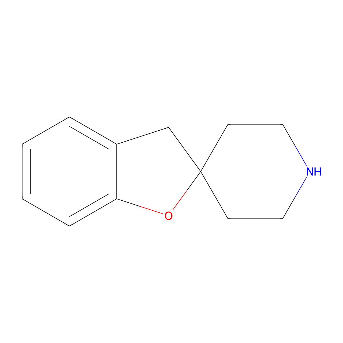 3H-Spiro(1-benzofuran-2,4'-piperidine) molecular structure, CAS 71916-73-9