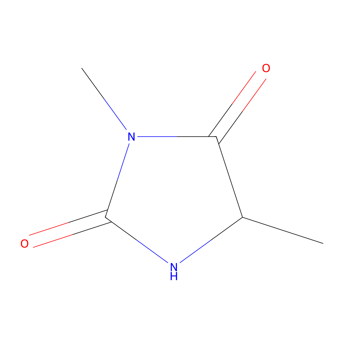 (5R)-3,5-dimethylimidazolidine-2,4-dione molecular structure, CAS 71921-88-5