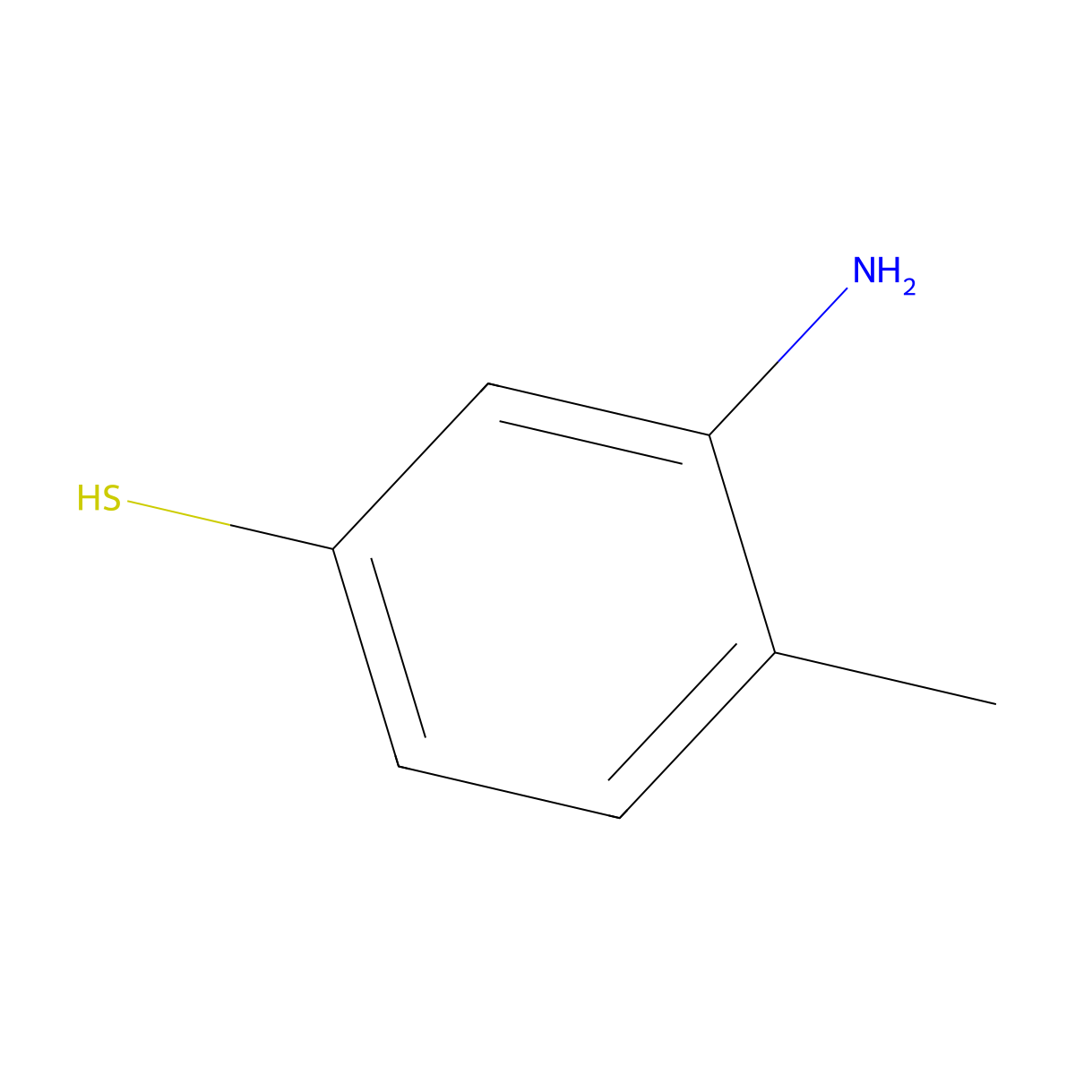 3-Amino-4-methylbenzene-1-thiol molecular structure, CAS 719262-57-4