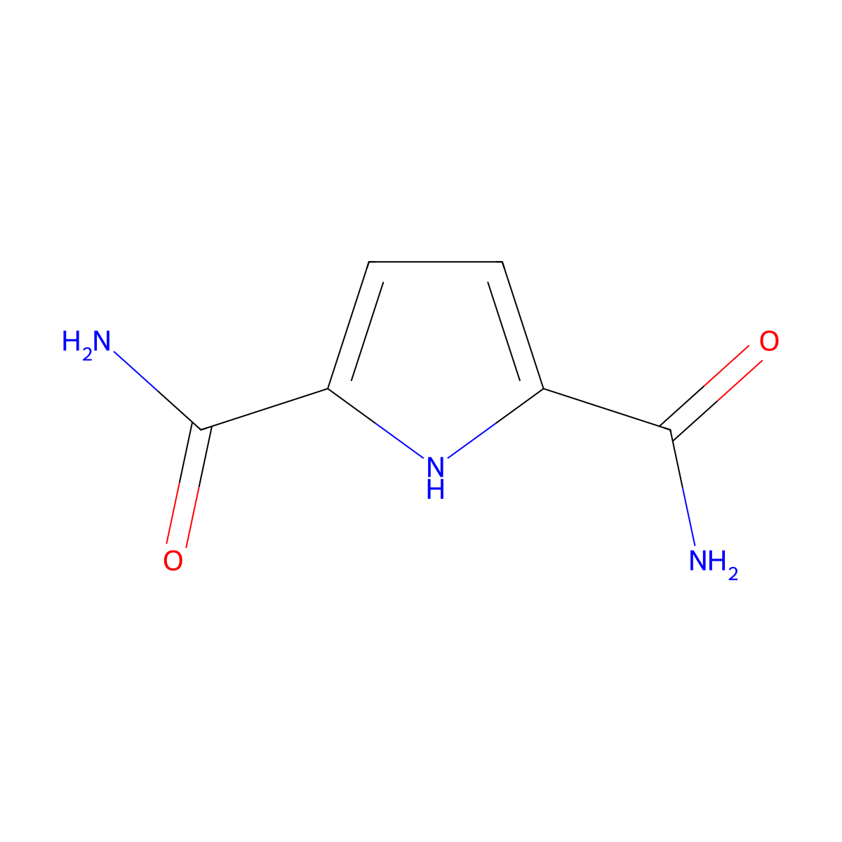 1H-Pyrrole-2,5-dicarboxamide molecular structure, CAS 719278-42-9