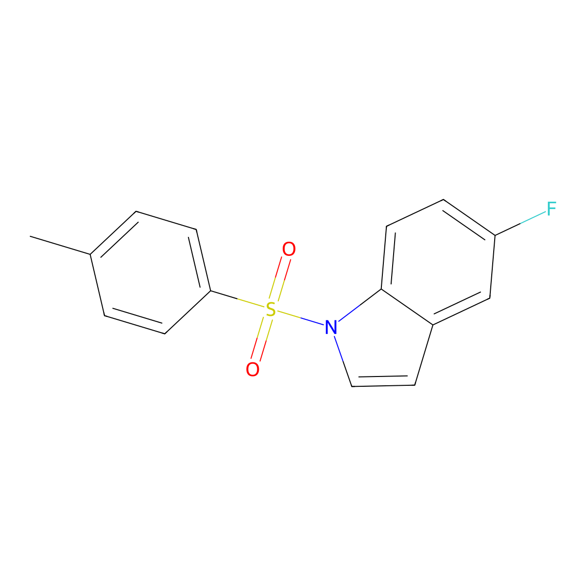 5-Fluoro-1-tosyl-1H-indole molecular structure, CAS 719308-89-1