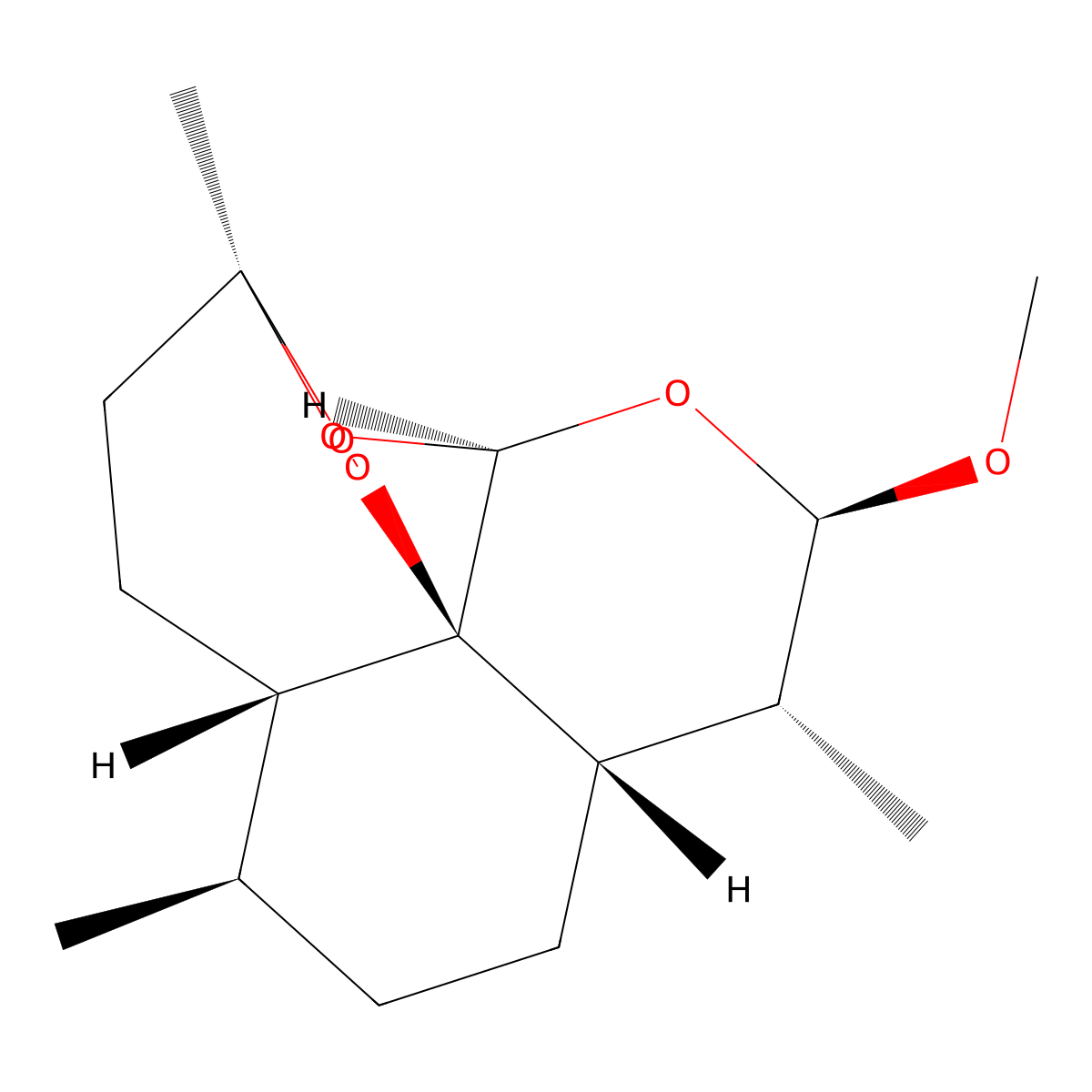 alpha-Artemether molecular structure, CAS 71939-51-0