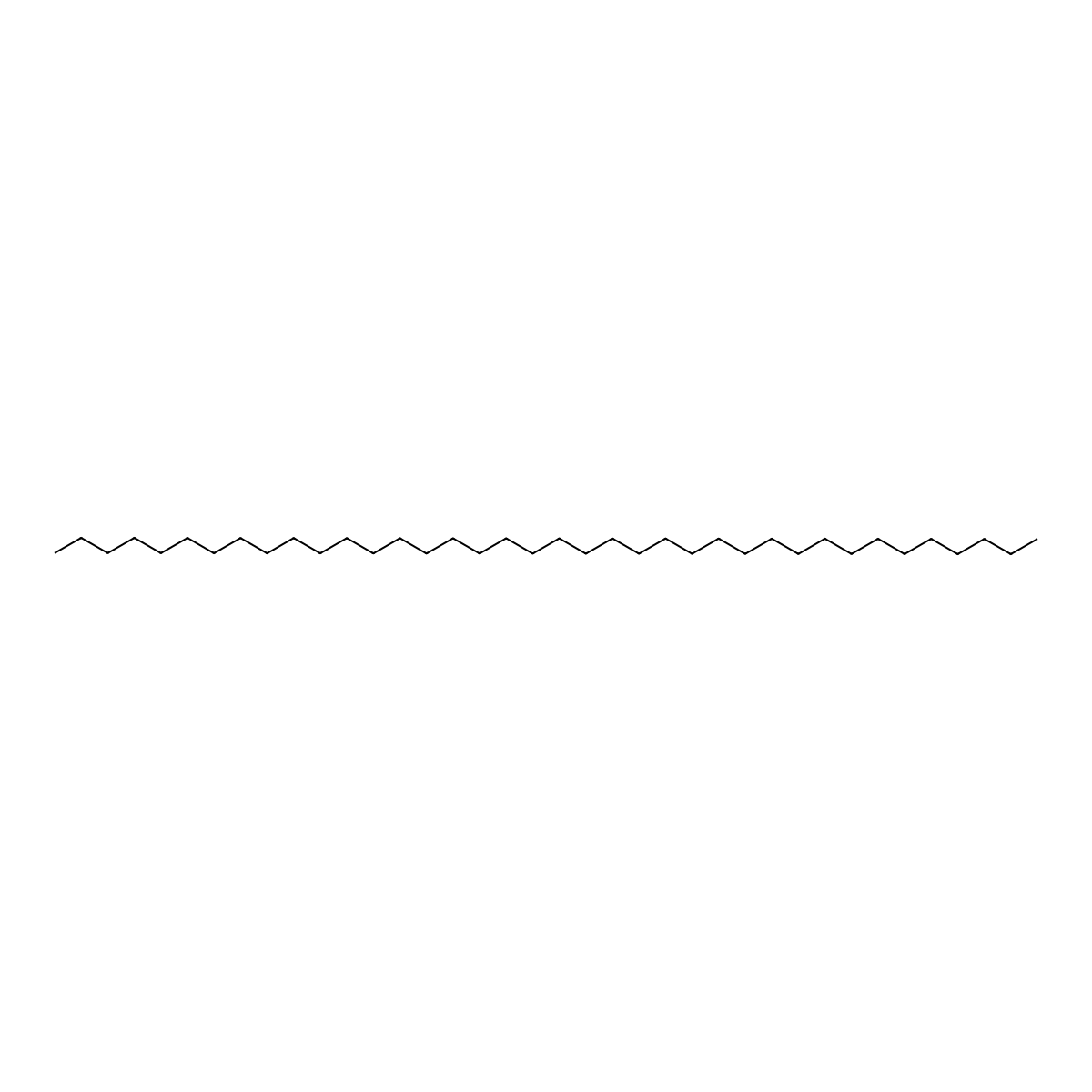 Octatriacontane molecular structure, CAS 7194-85-6
