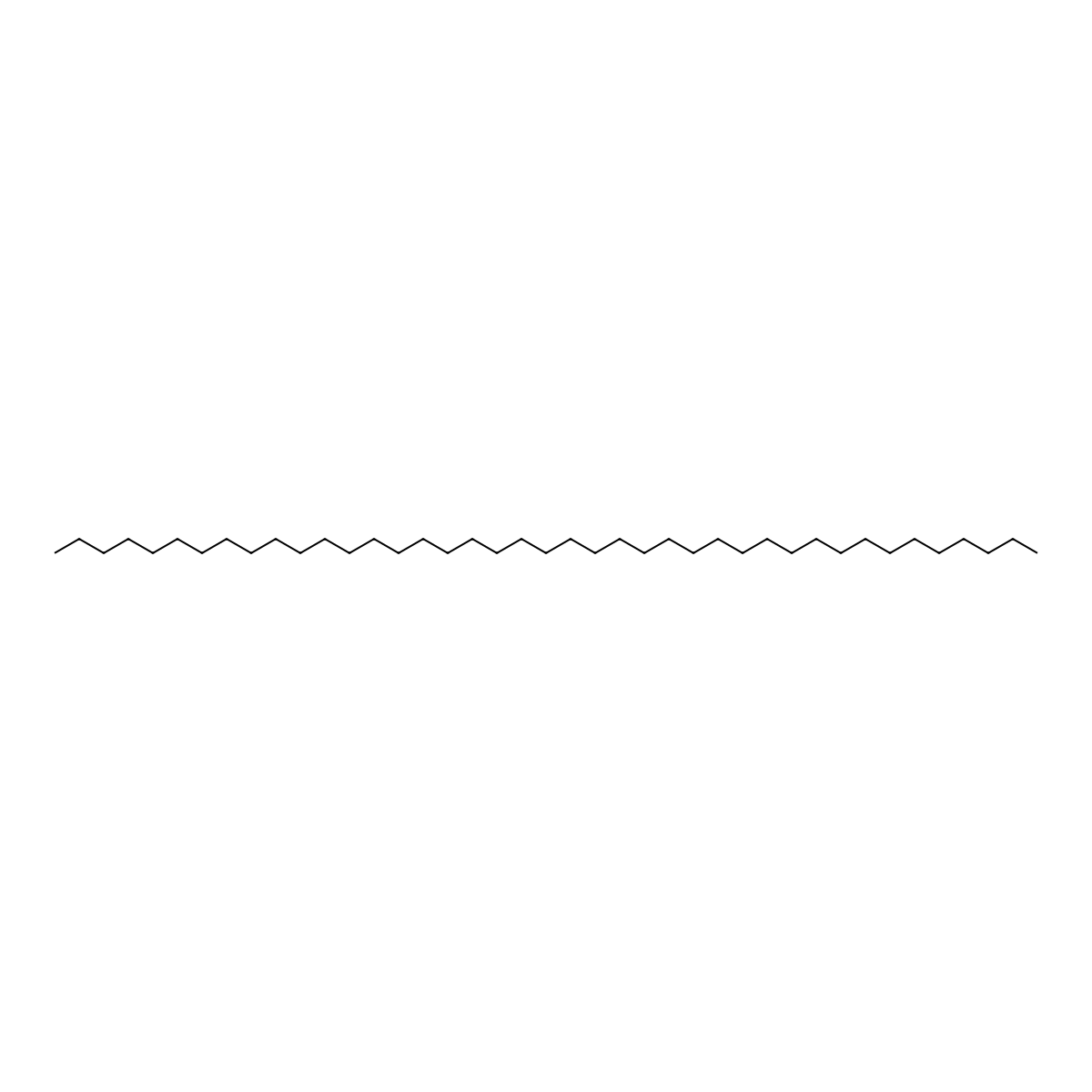 Hentetracontane molecular structure, CAS 7194-87-8