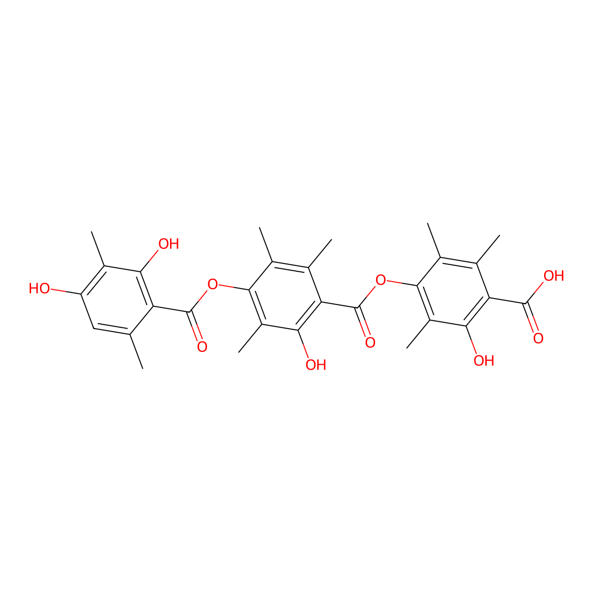 Thielavin A molecular structure, CAS 71950-66-8